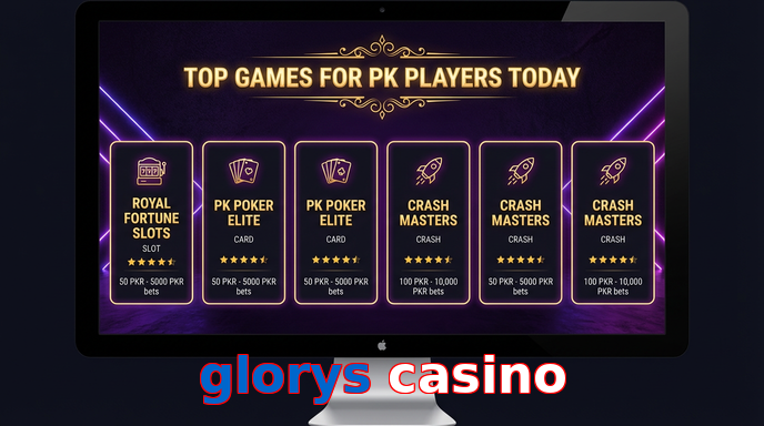 Payment and PKR controls in Glorys Casino